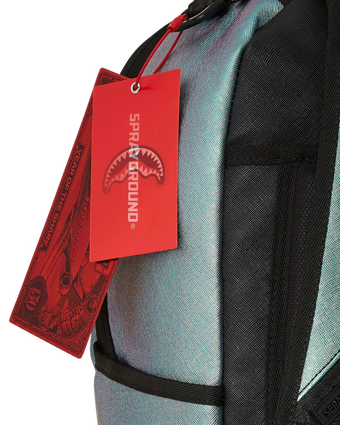 Sprayground - حقيبة ظهر Shark Central Oil Siıck Dlxs