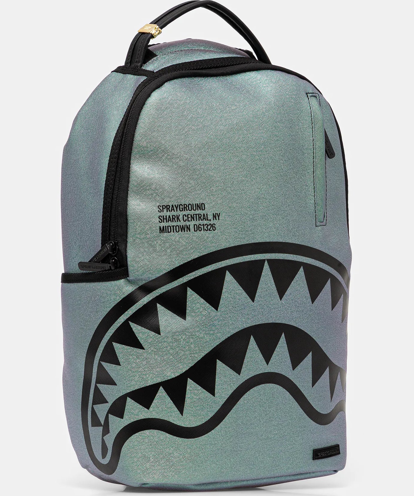 Sprayground - حقيبة ظهر Shark Central Oil Siıck Dlxs