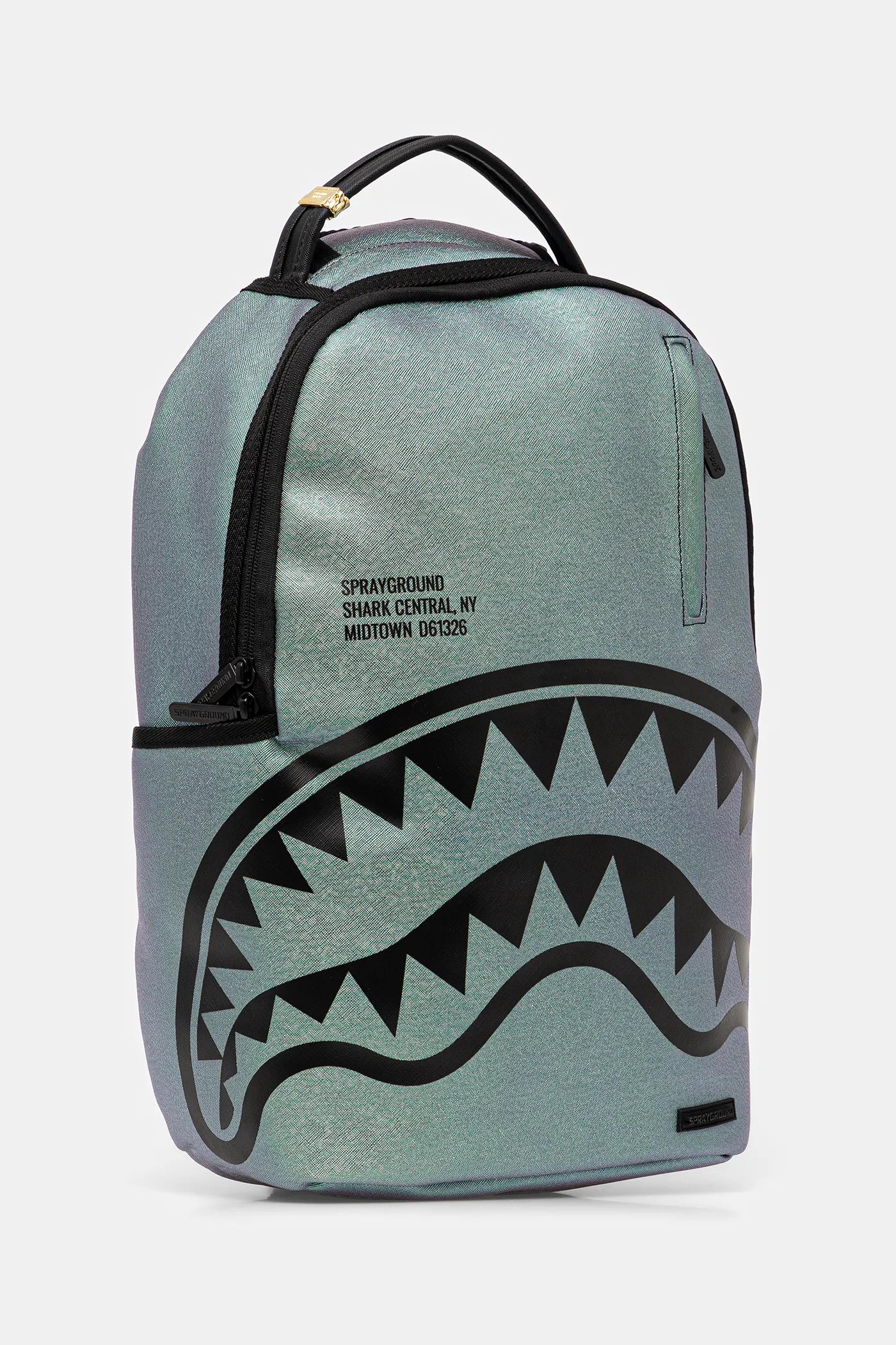Sprayground - حقيبة ظهر Shark Central Oil Siıck Dlxs