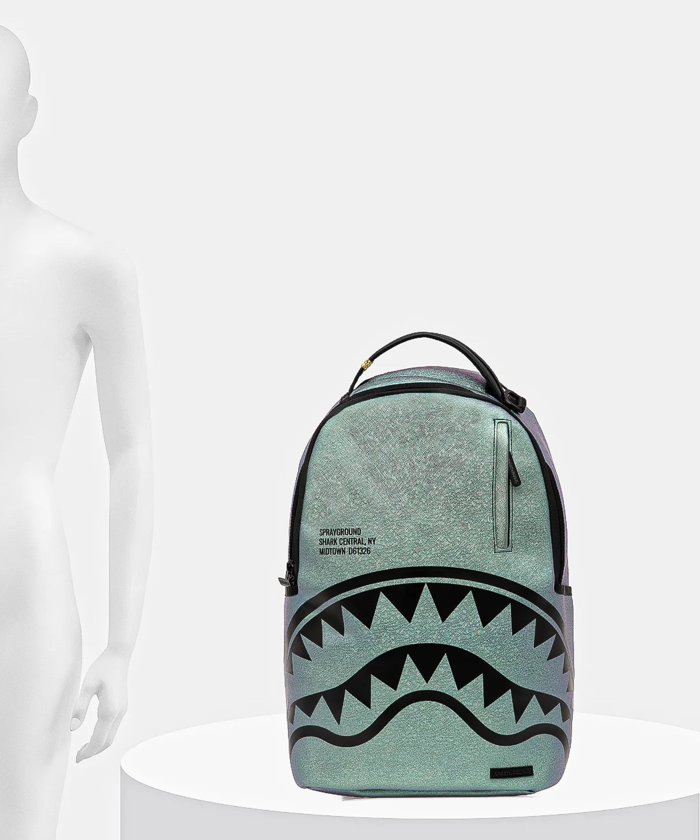 Sprayground - حقيبة ظهر Shark Central Oil Siıck Dlxs