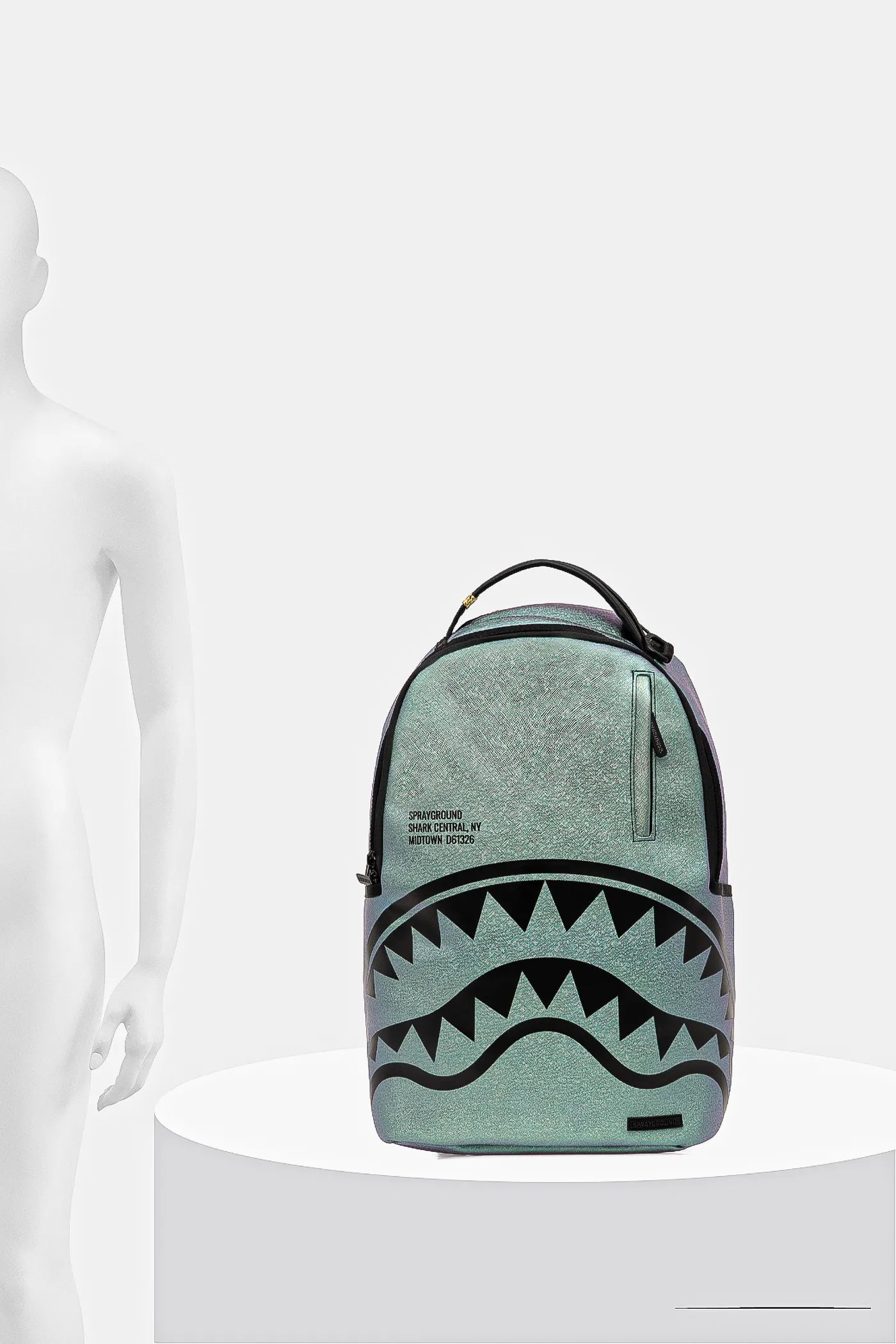 Sprayground - حقيبة ظهر Shark Central Oil Siıck Dlxs