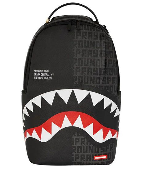 Sprayground - شنطة ظهر Shark Central Split Infinity Dlxsv ديلوكس