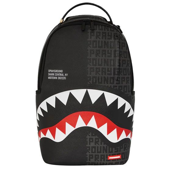 Sprayground - شنطة ظهر Shark Central Split Infinity Dlxsv ديلوكس