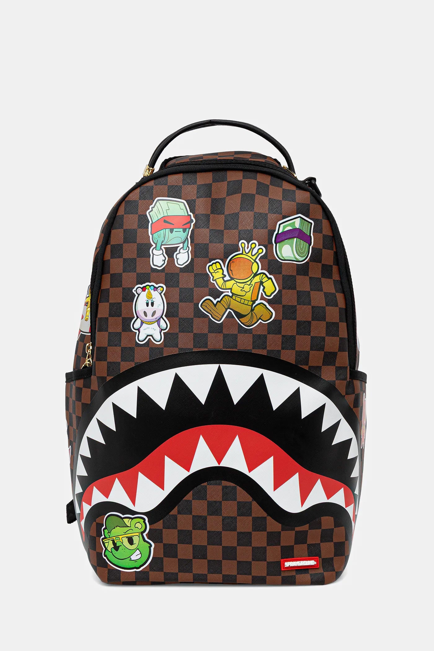 Sprayground - حملة ملصقات القرش حقيبة ظهر Dlsxv