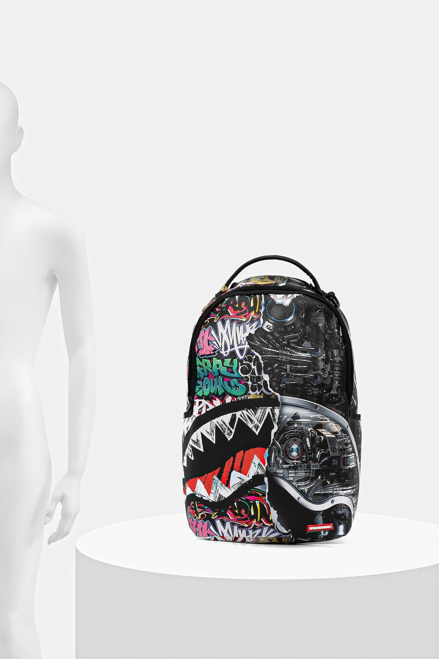 Sprayground - حقيبة ظهر Split Cybershark Dlxsv