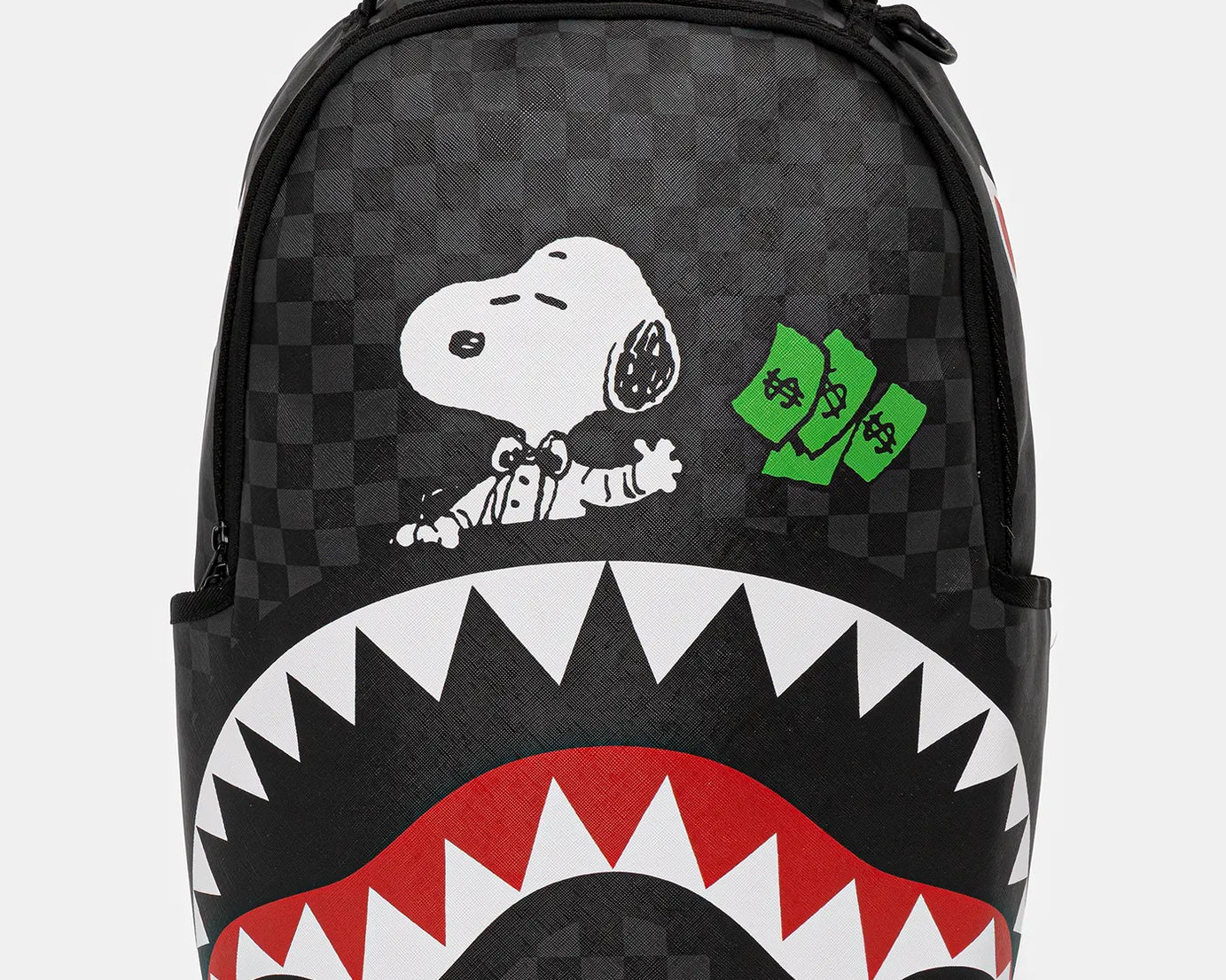 Sprayground - حقيبة ظهر Snoopy Top Shark Money Dlxsv