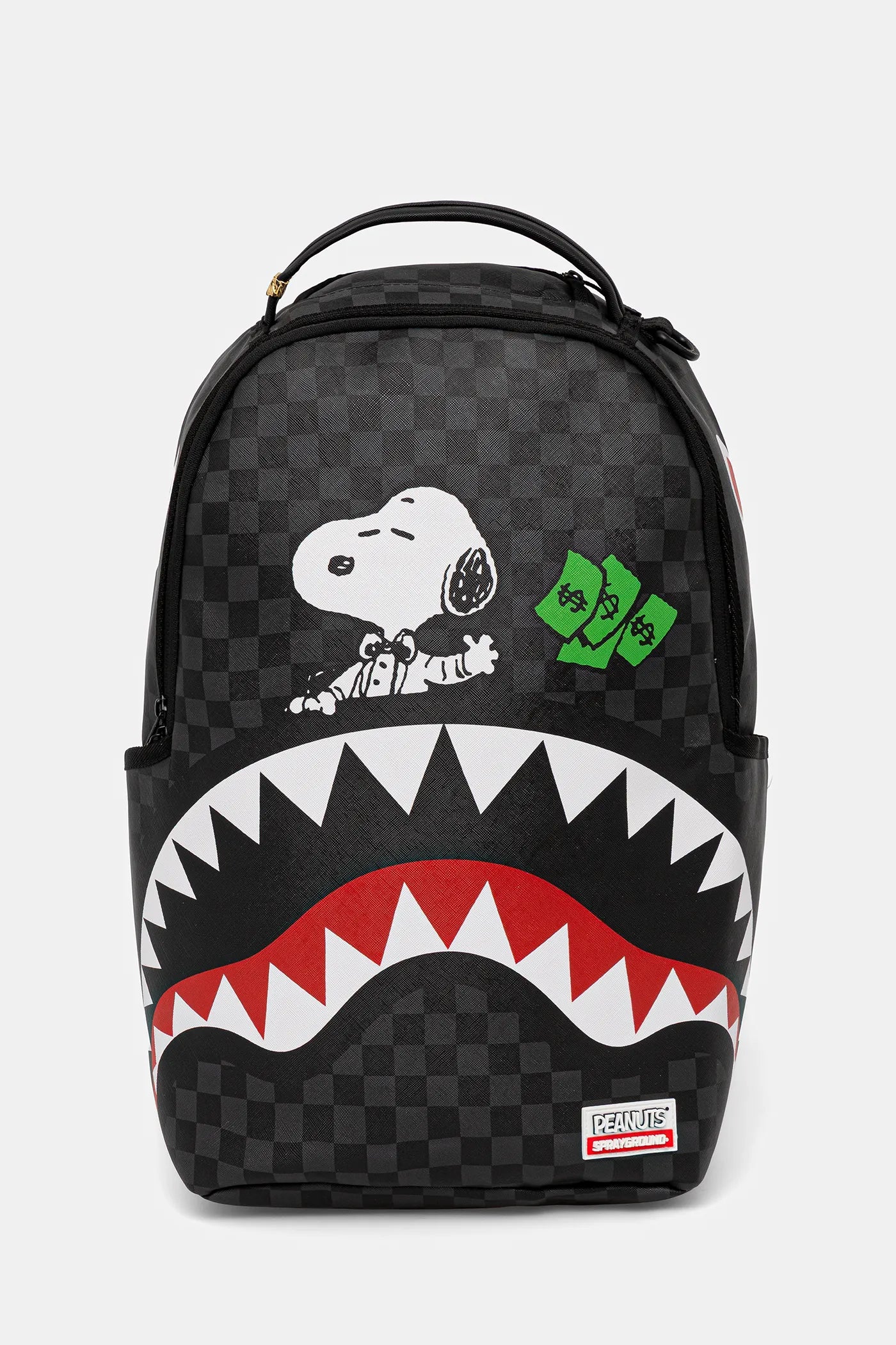 Sprayground - حقيبة ظهر Snoopy Top Shark Money Dlxsv
