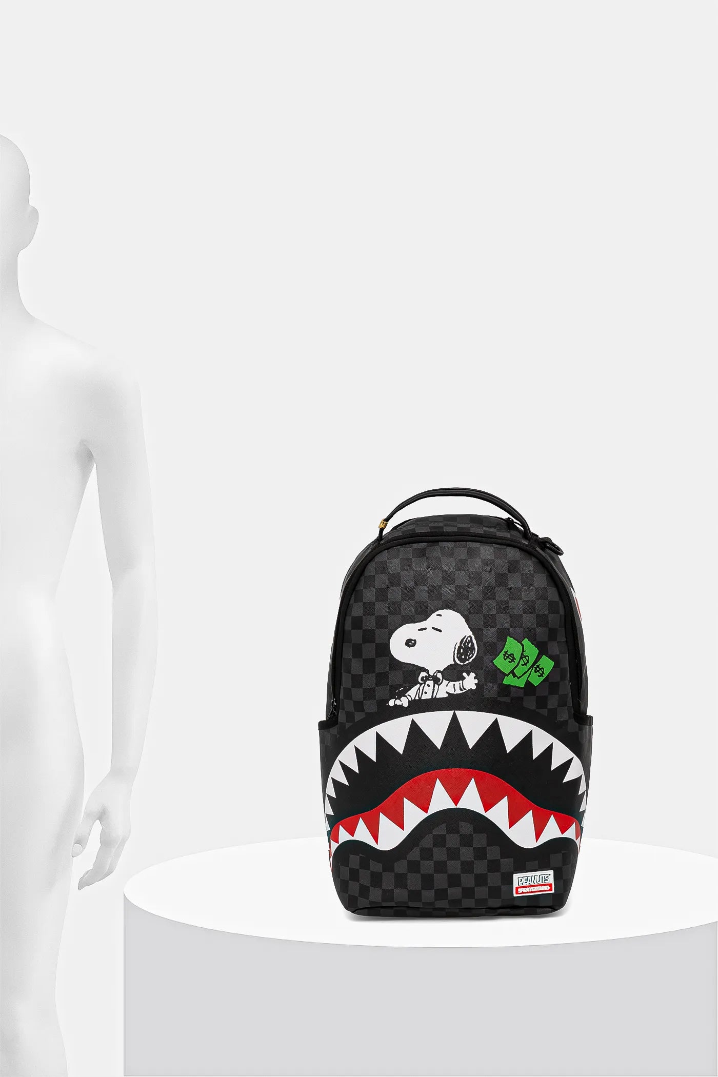 Sprayground - حقيبة ظهر Snoopy Top Shark Money Dlxsv