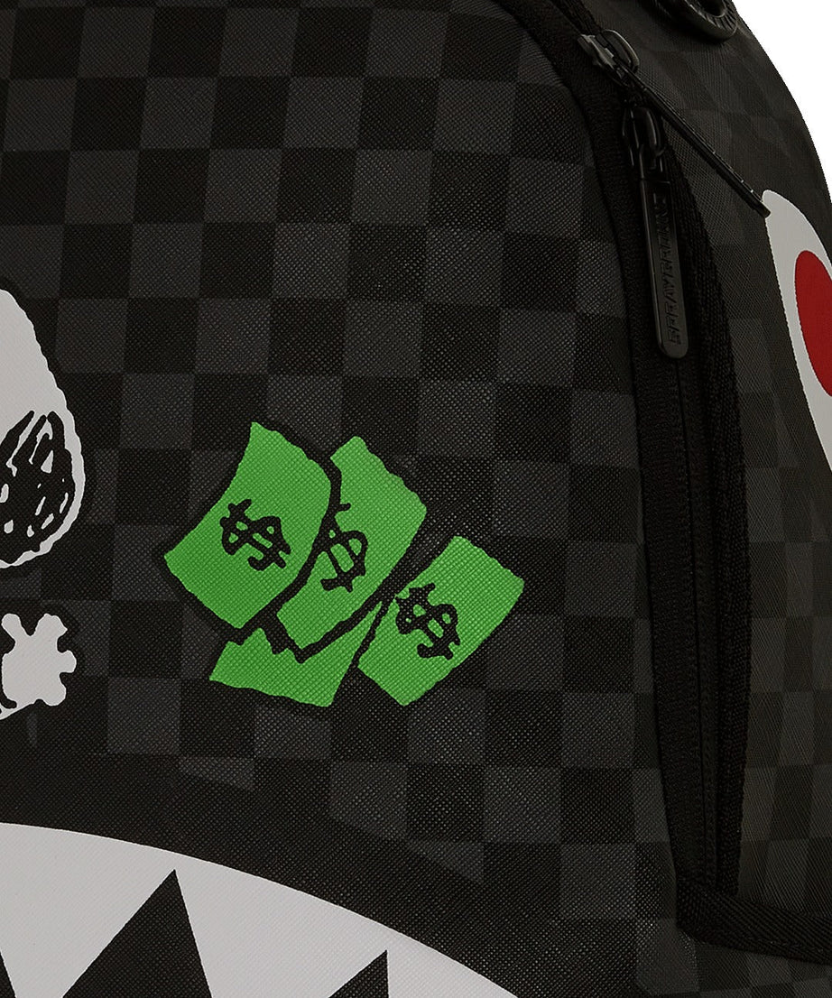 Sprayground - حقيبة ظهر Snoopy Top Shark Money Dlxsv