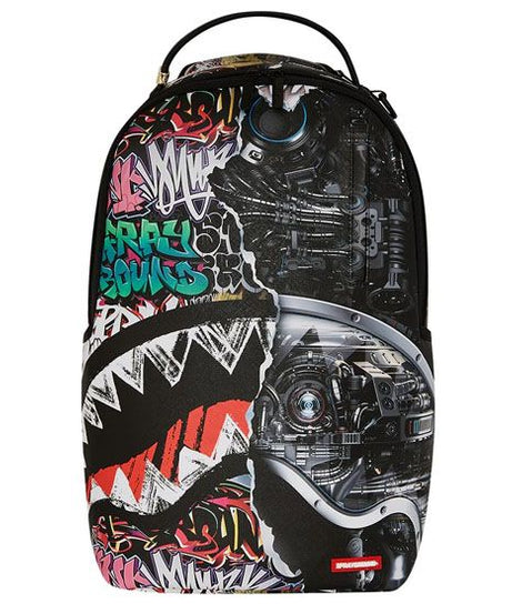 Sprayground - حقيبة ظهر Split Cybershark Dlxsv