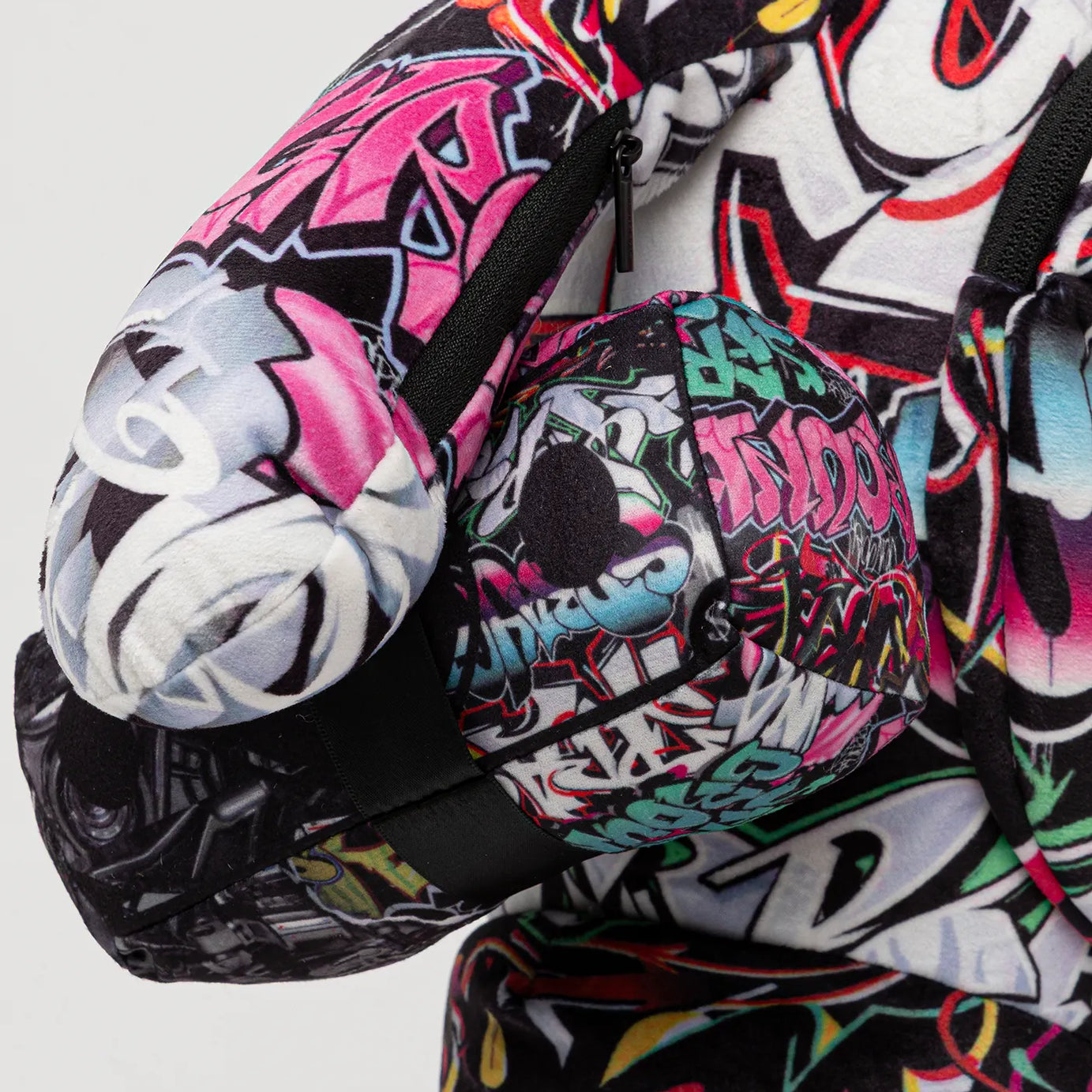 Sprayground - حقيبة ظهر دبدوب Para Ayısı Teddy Split Cybershark