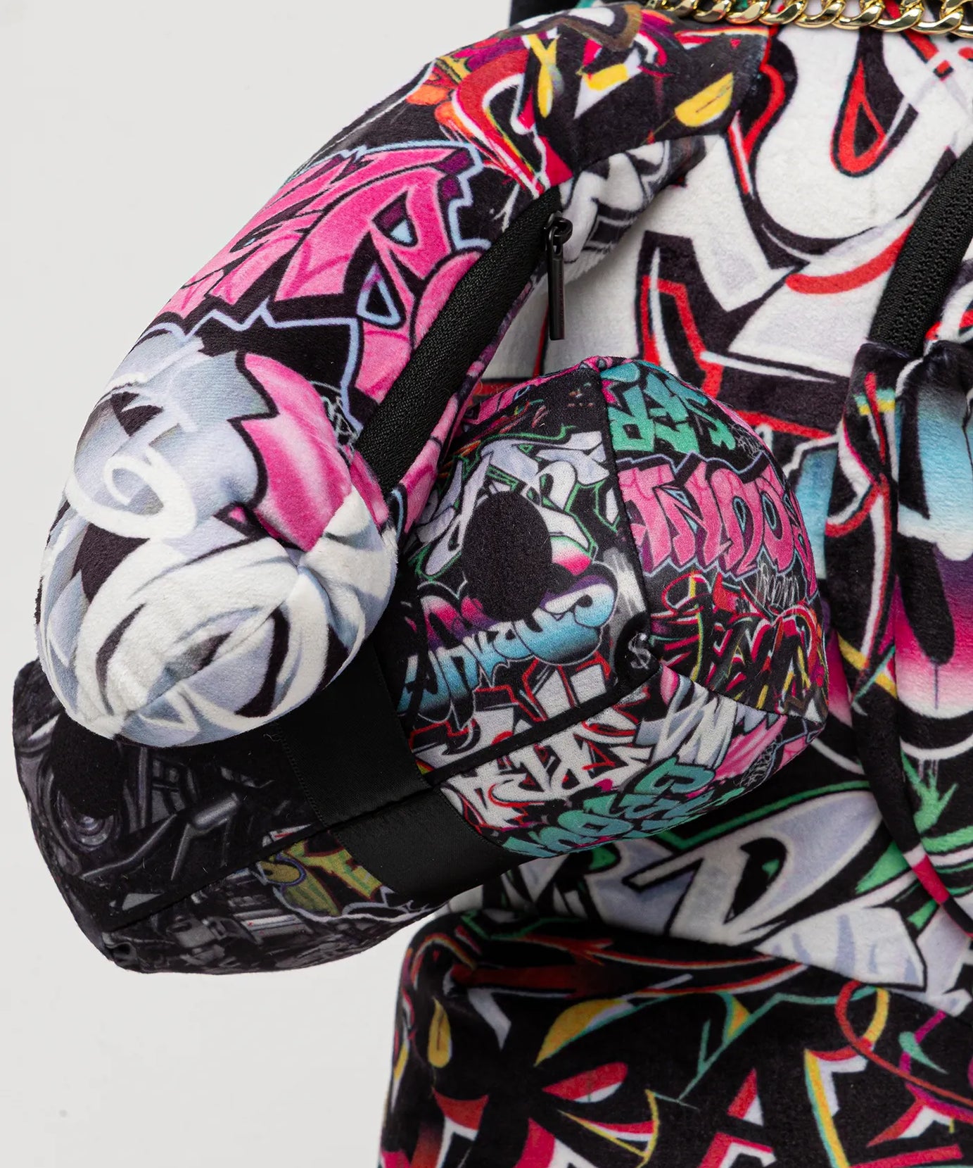 Sprayground - حقيبة ظهر دبدوب Para Ayısı Teddy Split Cybershark