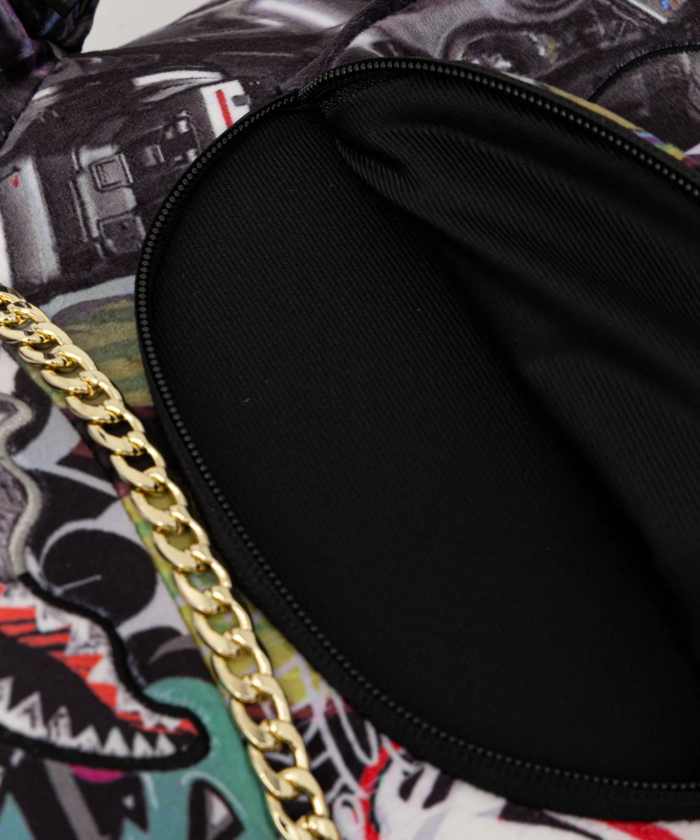 Sprayground - حقيبة ظهر دبدوب Para Ayısı Teddy Split Cybershark