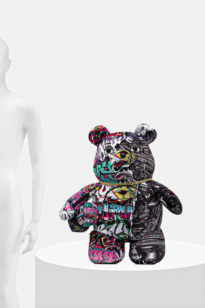 Sprayground - Split Cybershark Para Ayısı Teddy Sırt Çantası