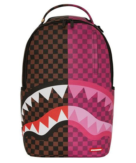 Sprayground - Split Sip Pembe Kareli Dlxsv Sırt Çantası