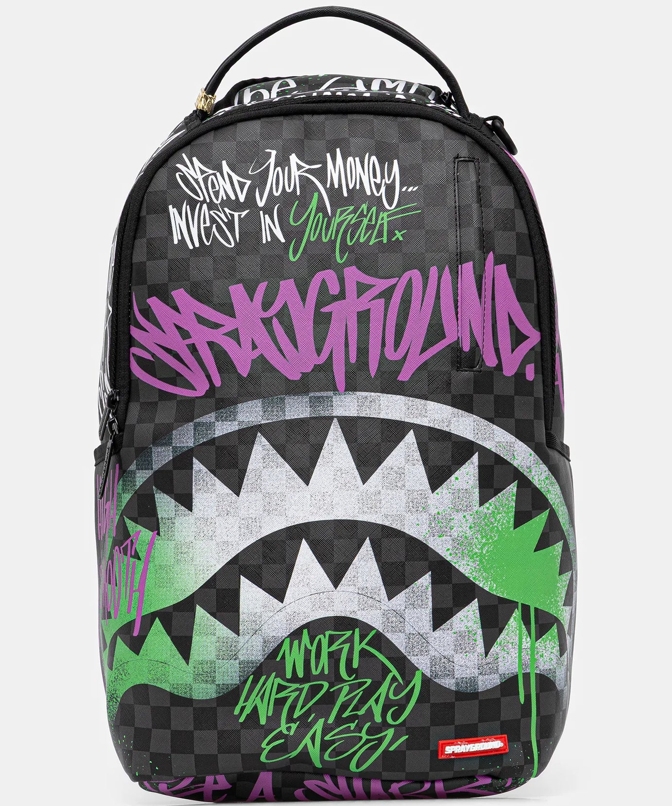 Sprayground - حقيبة ظهر Spray Poetry النسخة الجديدة Dlxv