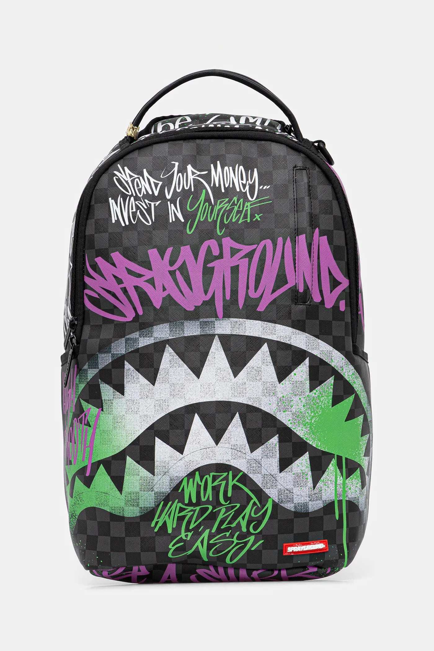Sprayground - حقيبة ظهر Spray Poetry النسخة الجديدة Dlxv