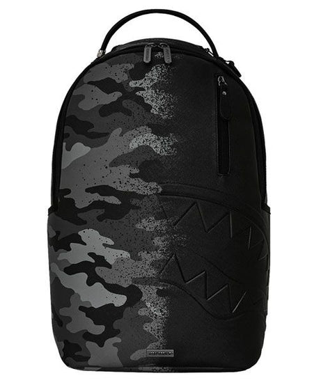 Sprayground - حقيبة ظهر Spray Split Night Kamo Dlxsv