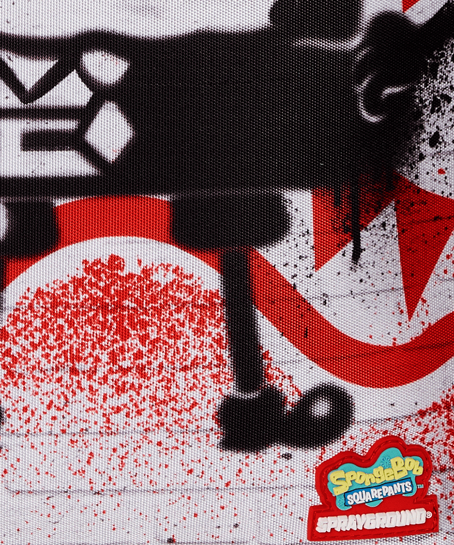 Sprayground - حقيبة ظهر فاخرة بنقشة سبونج بوب على الحائط