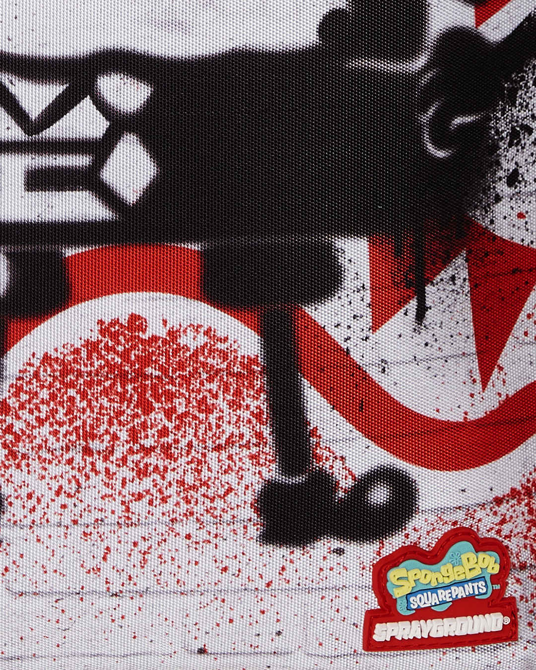 Sprayground - حقيبة ظهر فاخرة بنقشة سبونج بوب على الحائط