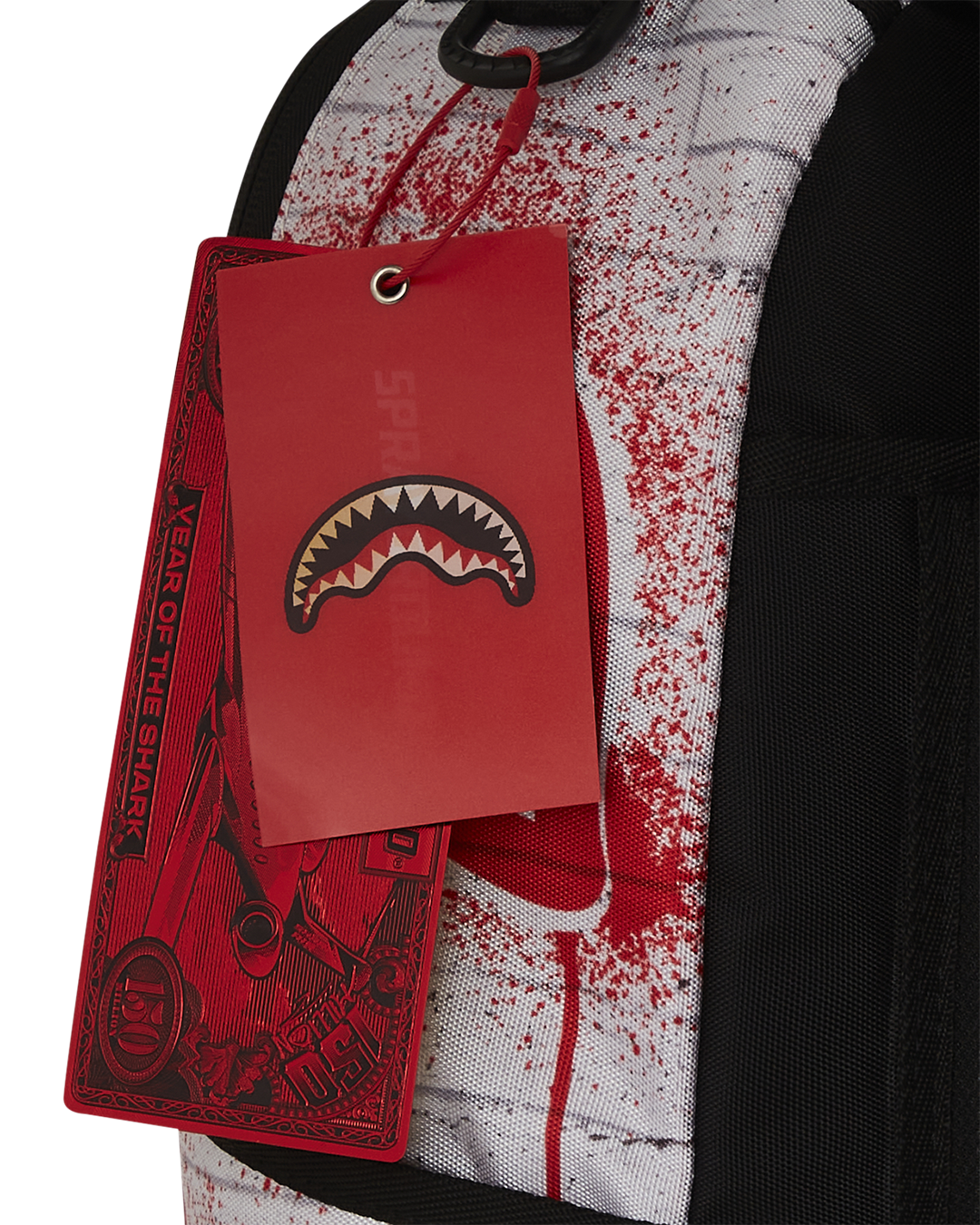 Sprayground - حقيبة ظهر فاخرة بنقشة سبونج بوب على الحائط