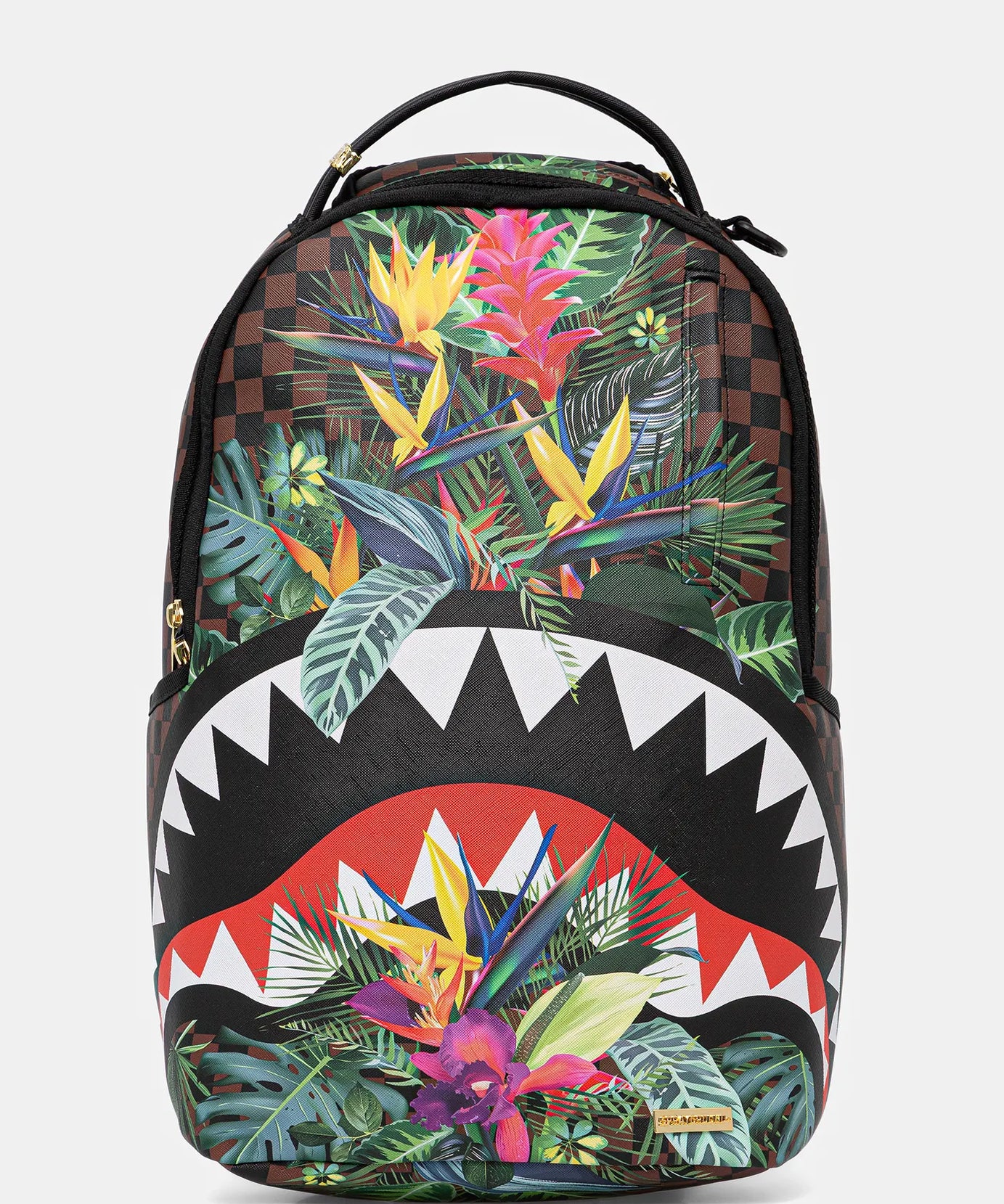 Sprayground - حقيبة ظهر ديلوكس مربعة استوائية