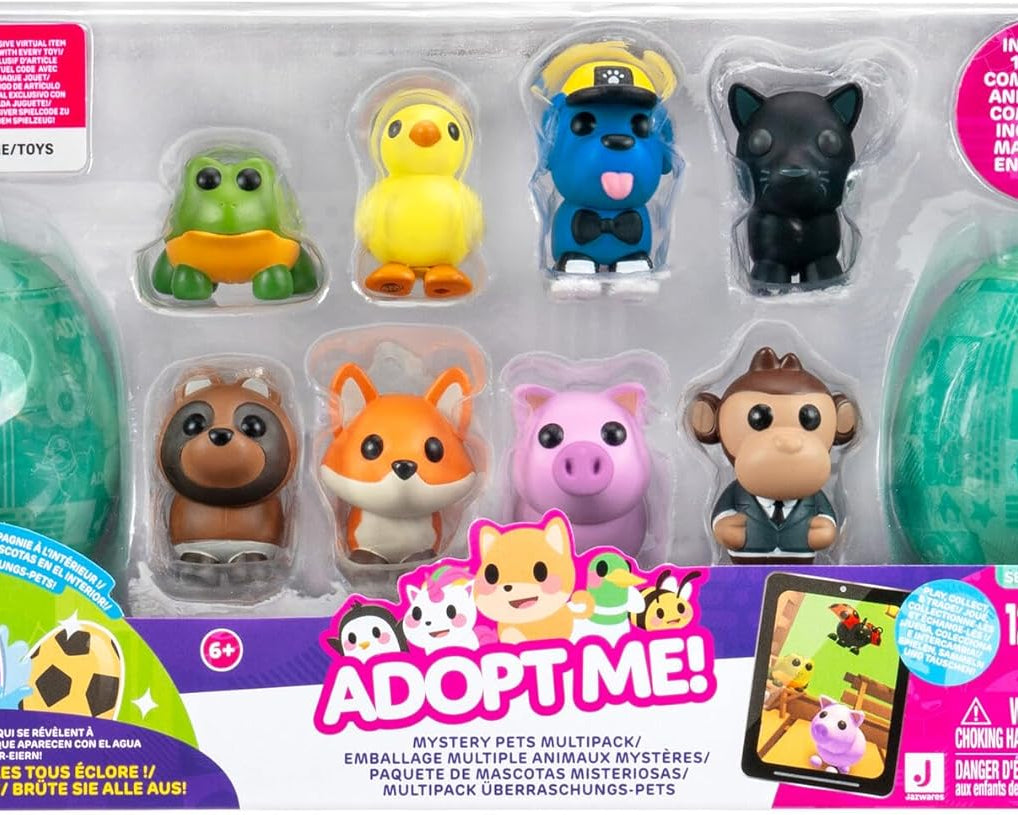 سكويشمالوز - تبناني! السلسلة 2 مجموعة من 10 تماثيل ألعاب حيوانات أليفة غامضة