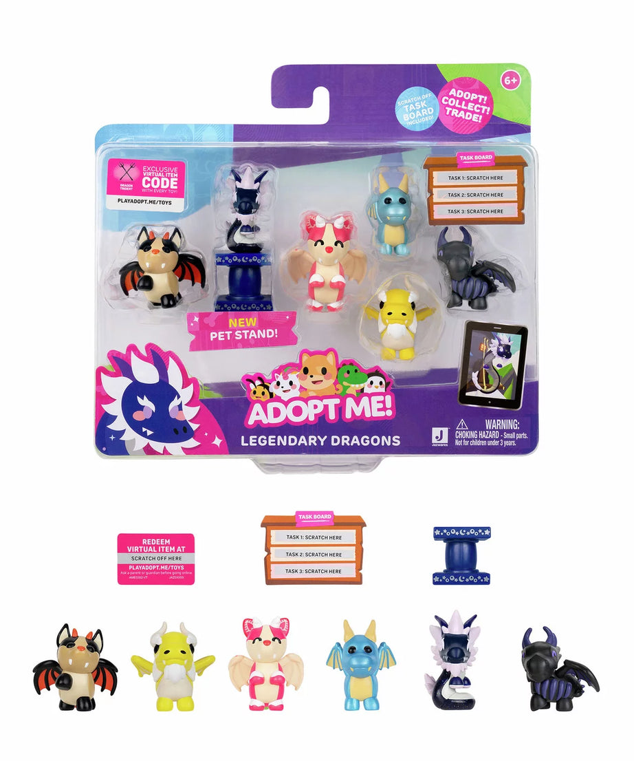 سكويشمالوز - تبناني! 6 تماثيل ألعاب تنانين أسطورية