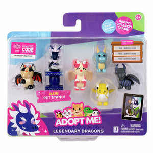 Squishmallows - Adopt Me! 6lı Efsanevi Ejderhalar Oyuncak Figüleri