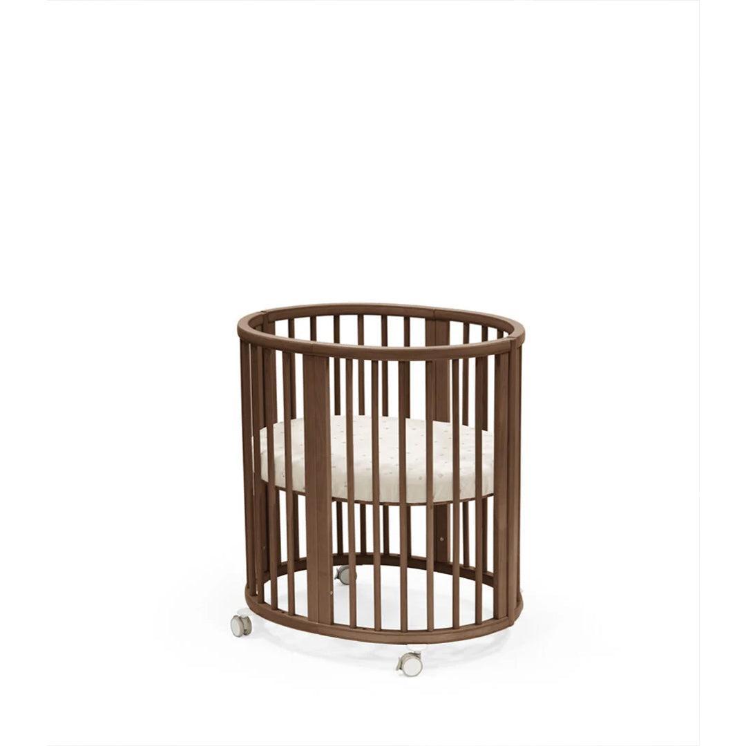 Stokke Sleepi Mini Fitted Sheet - Flower Ecru Osc-Sheets-Flower Ecru Osc- | Natural Baby Shower