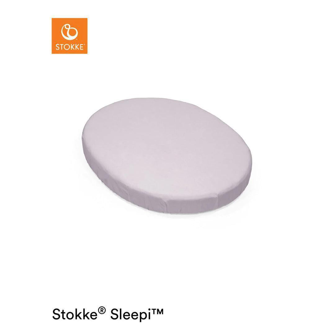 Stokke Sleepi Mini Fitted Sheet - Lavender Osc-Sheets-Lavender Osc- | Natural Baby Shower