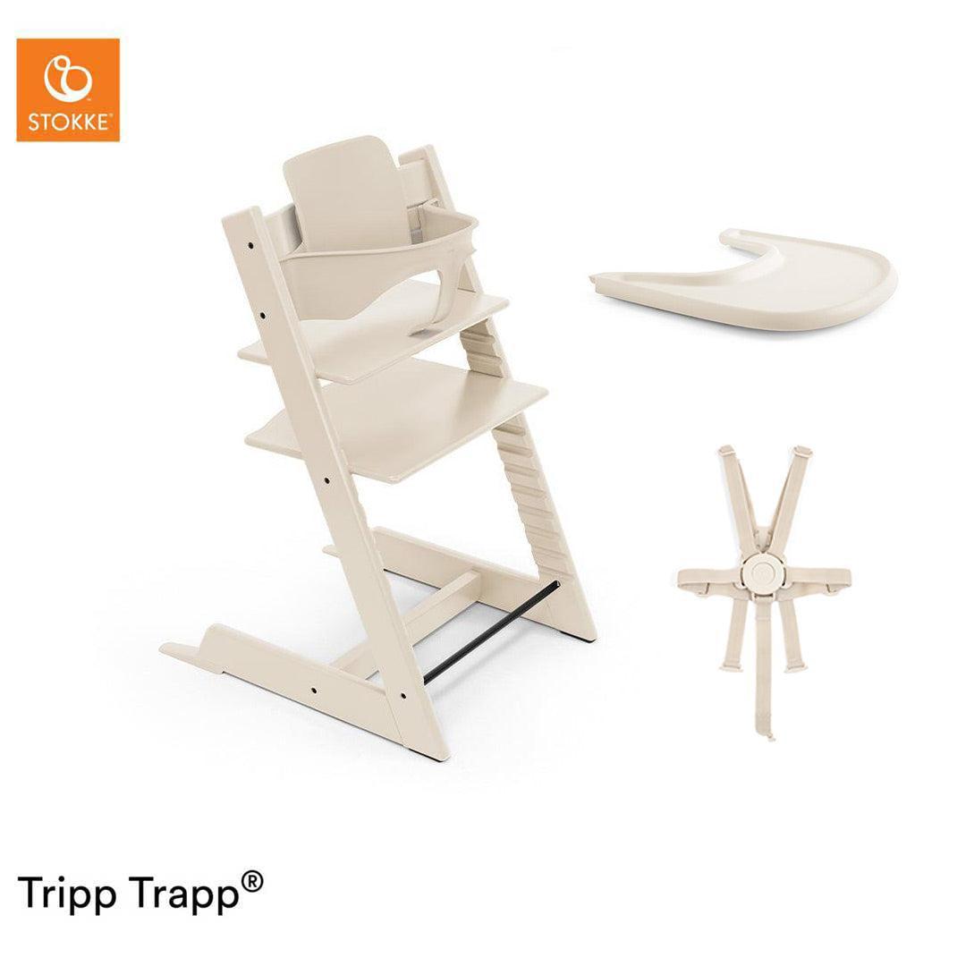 Stokke Tripp Trapp Accessories Bundle-Highchairs-Vanilla White- | Natural Baby Shower