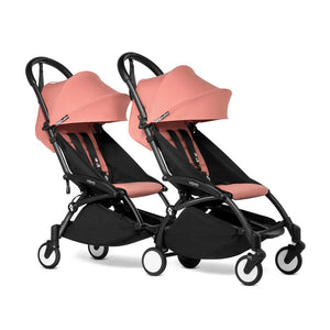 Stokke YOYO3 Stroller from 6 + for twins-Strollers-Ginger-Black | Natural Baby Shower
