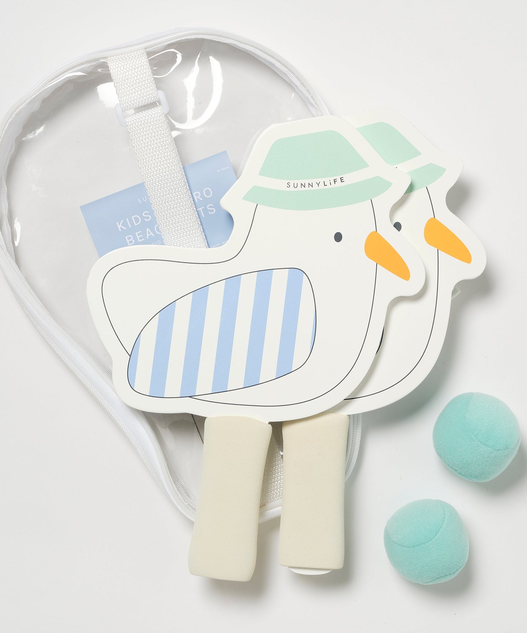 Sunnylife - مجموعة مضارب تنس شاطئية للأطفال ذات لاصق