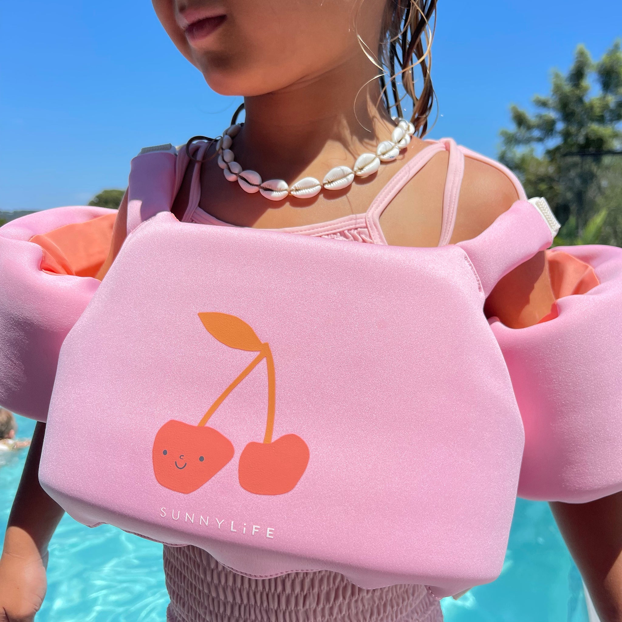 Sunnylife - Çocuk Yüzme Kolluklu Can Yeleği 4-6 Yaş