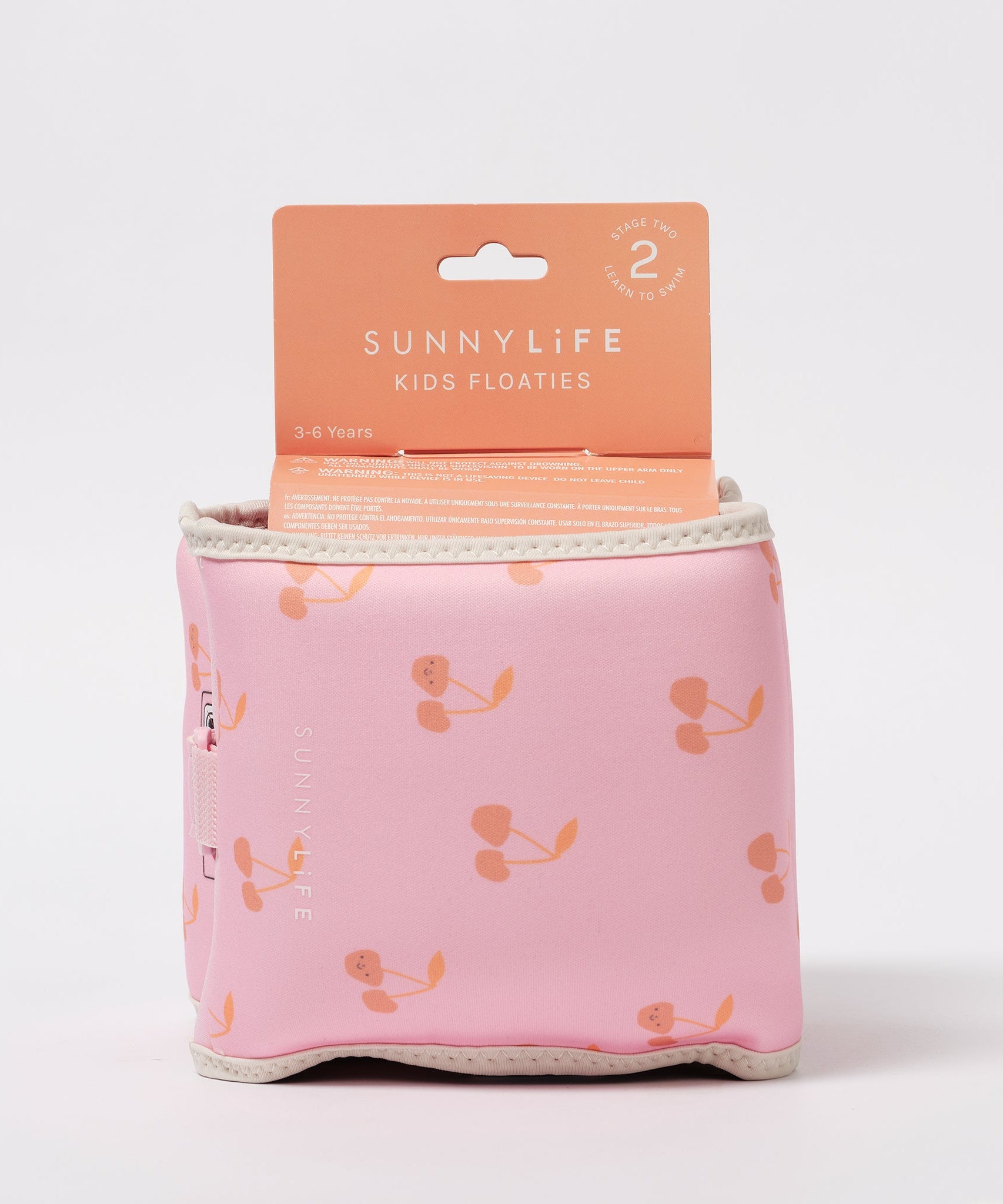 Sunnylife - عوامة سباحة قابلة للنفخ للأطفال على شكل كرز