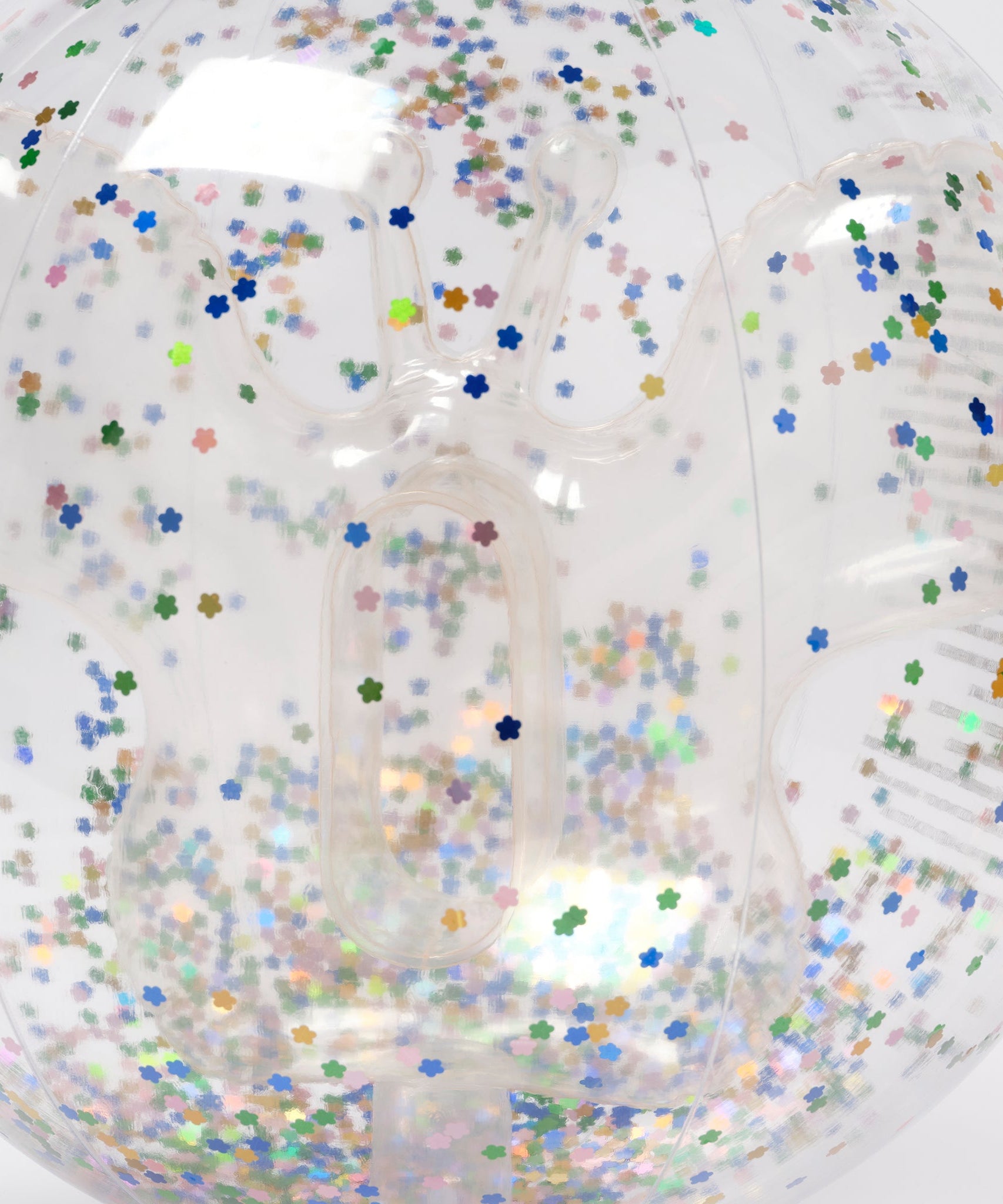 Sunnylife - كرة شاطئ قابلة للنفخ ثلاثية الأبعاد بنكهة القطن الحلو