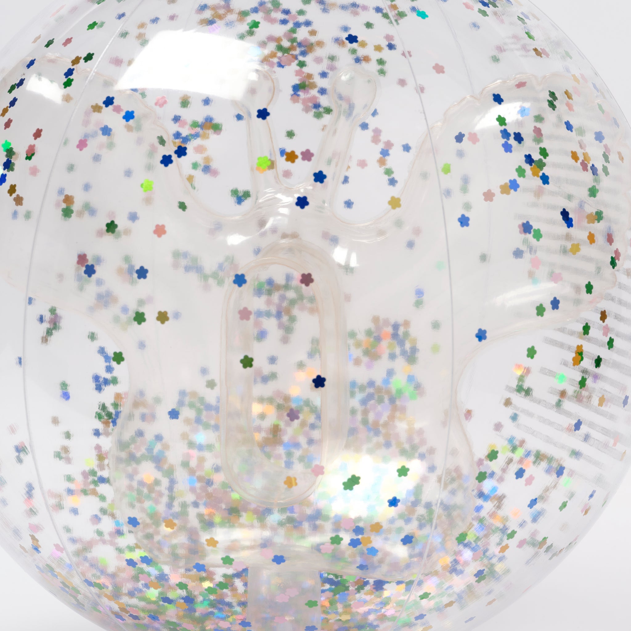 Sunnylife - كرة شاطئ قابلة للنفخ ثلاثية الأبعاد بنكهة القطن الحلو