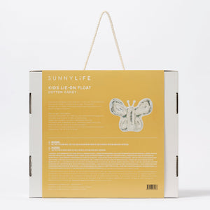 Sunnylife - Cotton Candy Çocuk Kelebek Deniz ve Havuz Yatağı