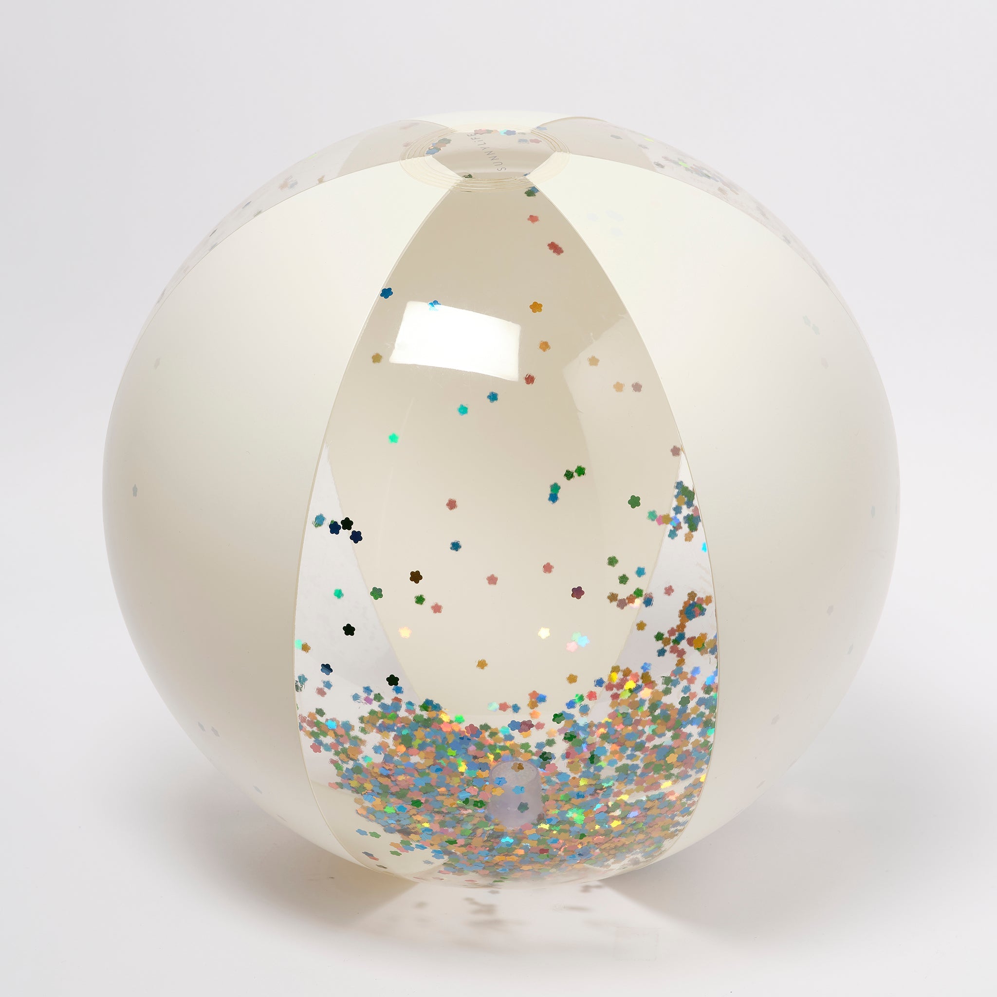 Sunnylife - كرة شاطئ قابلة للنفخ لامعة بنكهة القطن الحلو