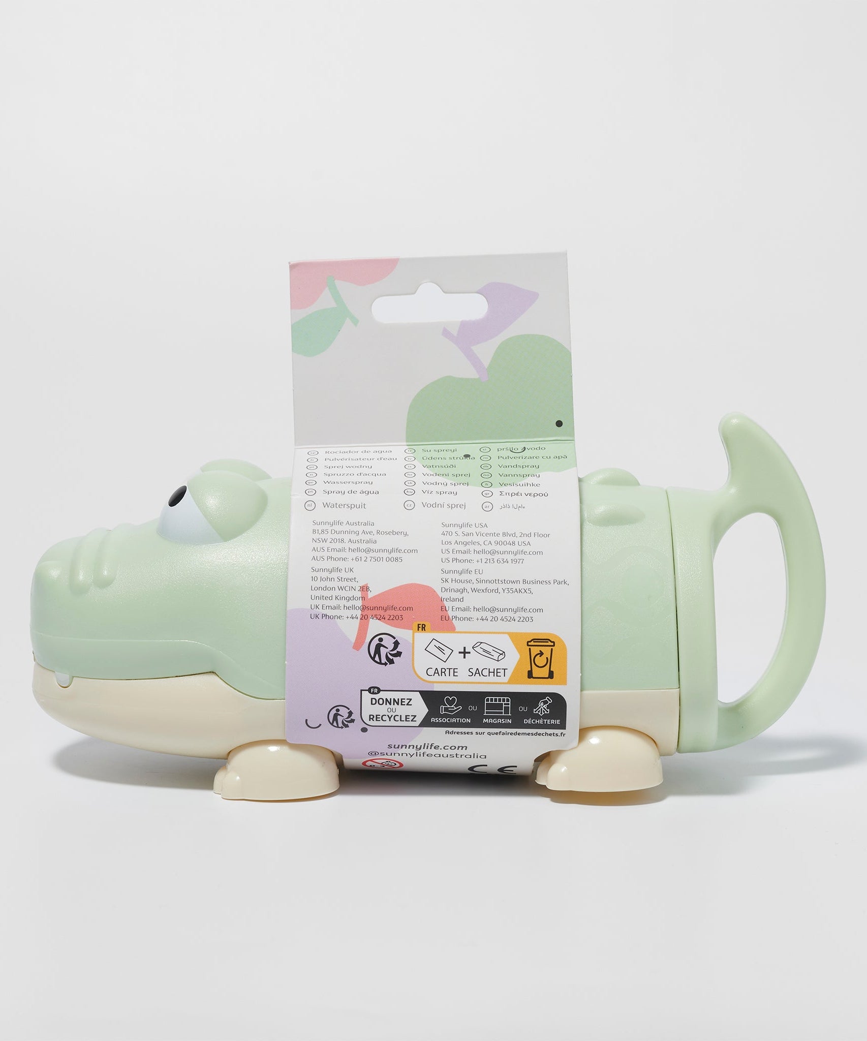 Sunnylife - لعبة رش الماء للأطفال تمساح