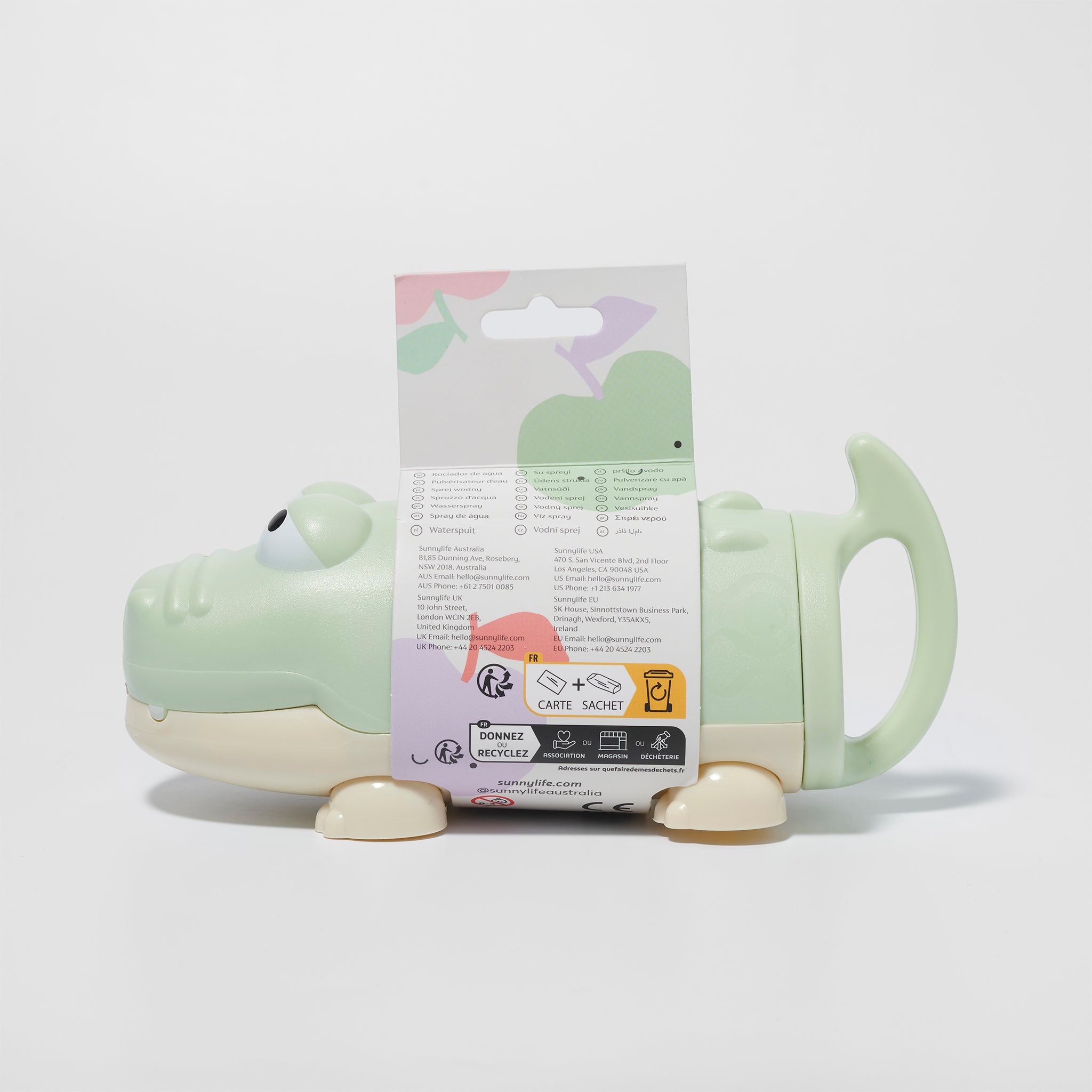 Sunnylife - لعبة رش الماء للأطفال تمساح