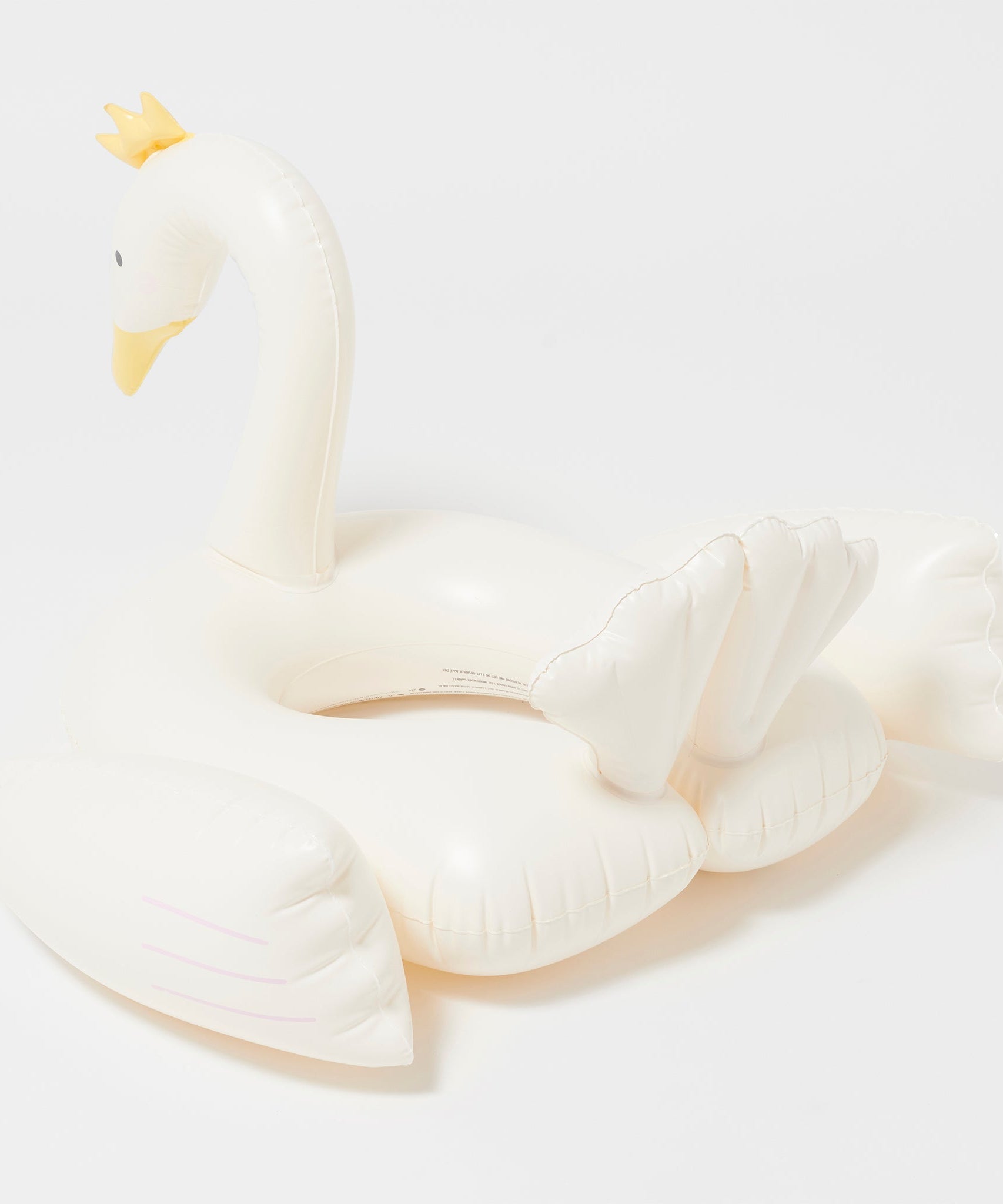 Sunnylife - طوق سباحة قابل للنفخ للأطفال على شكل بجعة الأميرة للبحر والمسبح