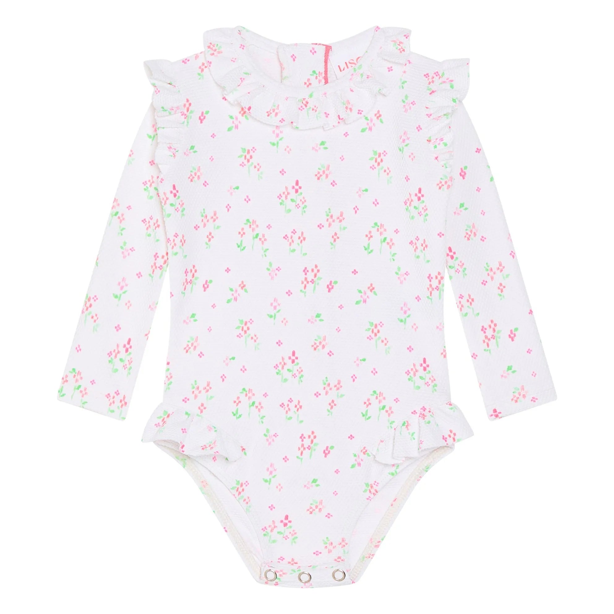 Lison Paris - Suzanna Surfer Fleuri Tek Parça Mayo | Beyaz