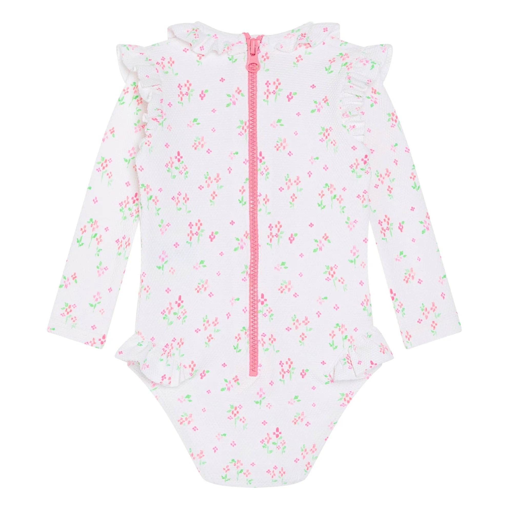 Lison Paris - Suzanna Surfer Fleuri Tek Parça Mayo | Beyaz