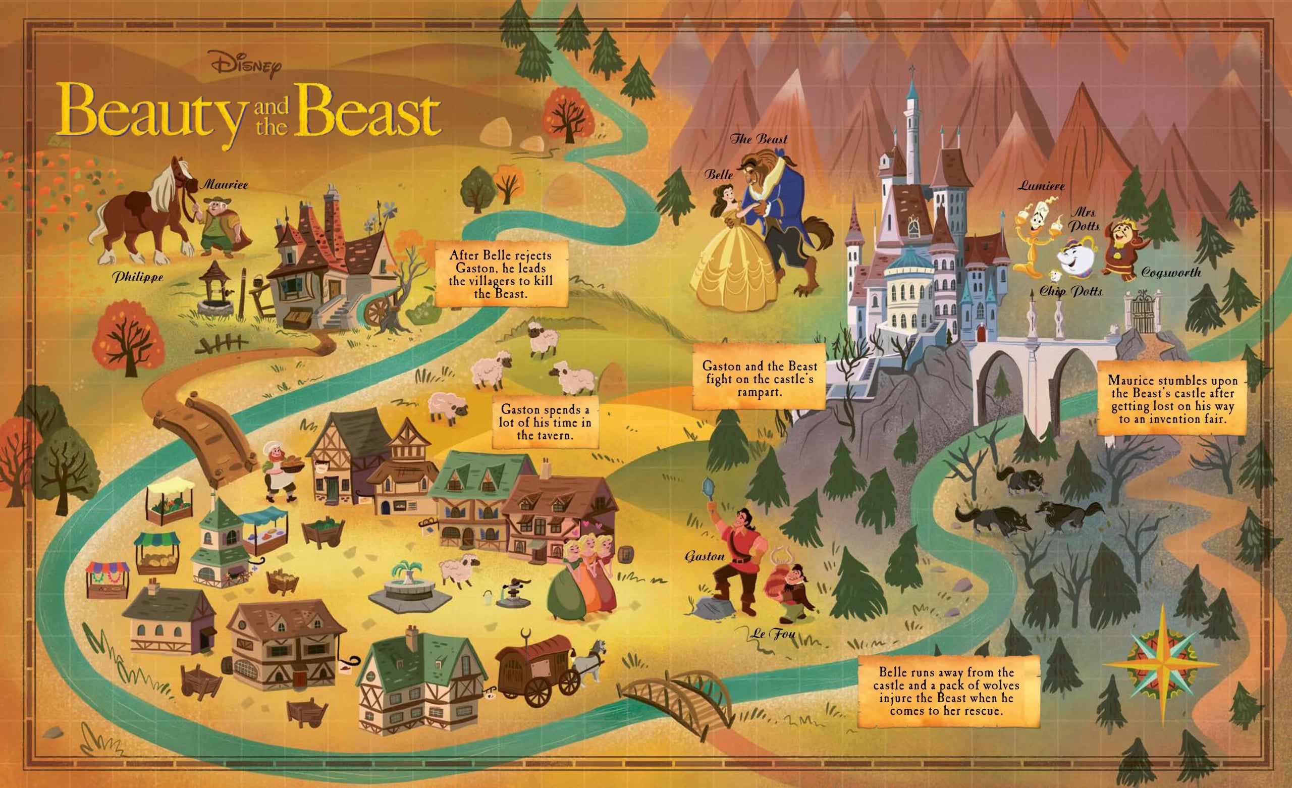 Templar Publishing - Disney Book Of Maps Encyclopedia