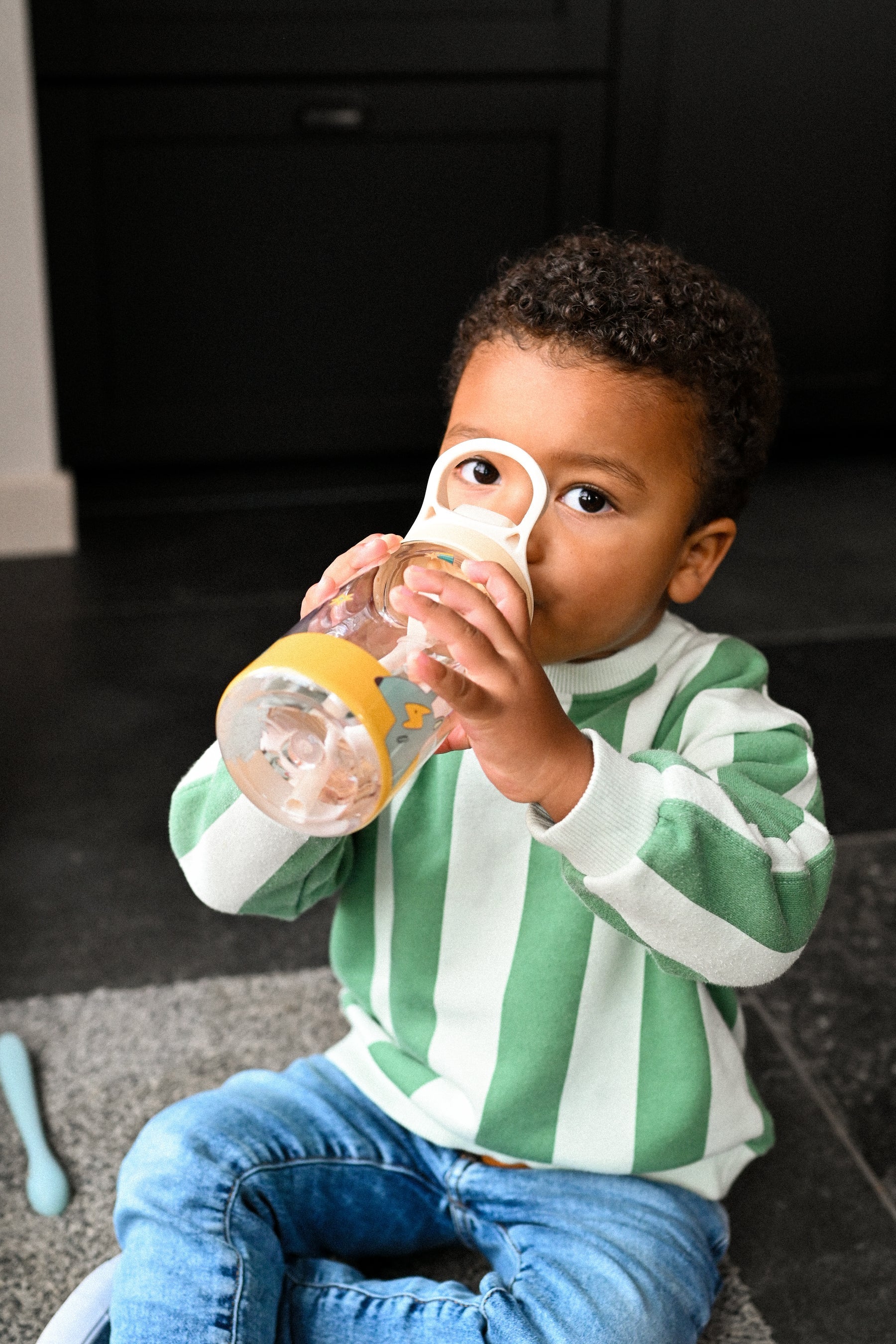 The Cotton Cloud - كلاب مرحة 480ML قارورة ماء Tritan بمصّاصة مخفية