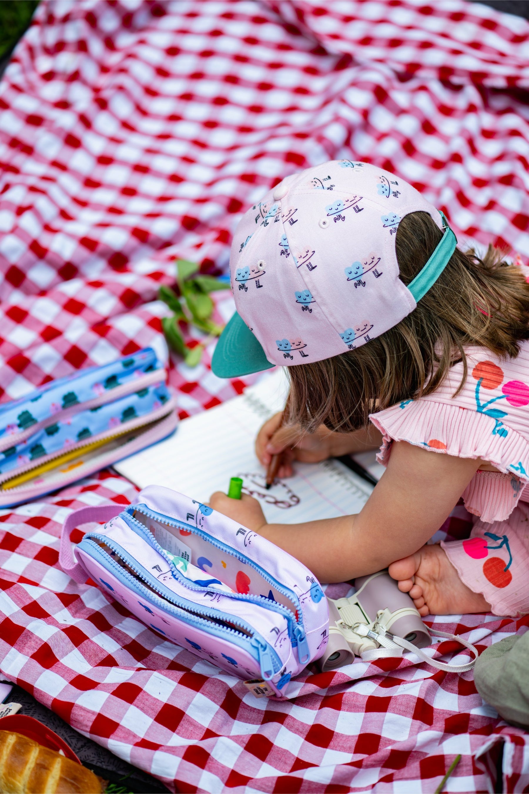 The Cotton Cloud - حافظة أقلام ثنائية الجيوب Funky Dogs