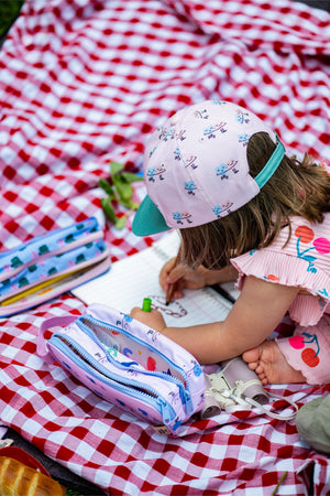 The Cotton Cloud - حافظة أقلام ثنائية الجيوب Funky Dogs