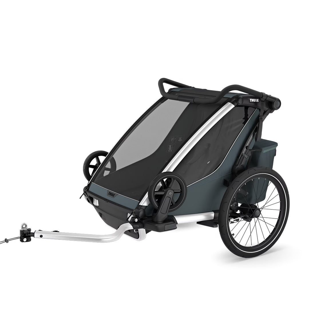 Thule Chariot Cross2 Double - Dark Slate-Strollers-Dark Slate-Double | Natural Baby Shower